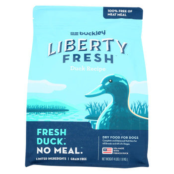 Buckley - Liberty Fresh Duck - Case of 6 - 4 LB-Dog-Buckley-PetPhenom