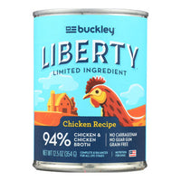 Buckley - Liberty Wet Food Chicken - Case of 12 - 12.5 OZ-Dog-Buckley-PetPhenom