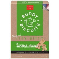 Buddy Biscuits Original Oven Baked Crunchy Teeny Treats Roasted Chicken 8 ounces-Dog-Buddy Biscuits-PetPhenom