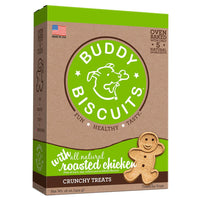 Buddy Biscuits Original Oven Baked Crunchy Treats Roasted Chicken 16 ounces-Dog-Buddy Biscuits-PetPhenom