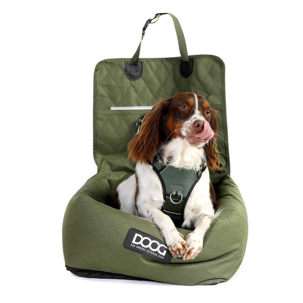 DOOG Pet Car Seat Green 19.5" x 19.6" x 14"-Dog-DOOG-PetPhenom