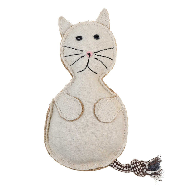 DOOG Country Tails Cat Chew Toy White 7.08" x 1.18" x 2.3"-Dog-DOOG-PetPhenom