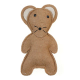 DOOG Country Tails Mouse Chew Toy Brown 7.48" x 1.18" x 3.14"-Dog-DOOG-PetPhenom