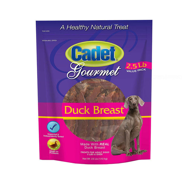 Cadet Premium Gourmet Duck Breast Treats 2.5 pounds-Dog-Cadet-PetPhenom