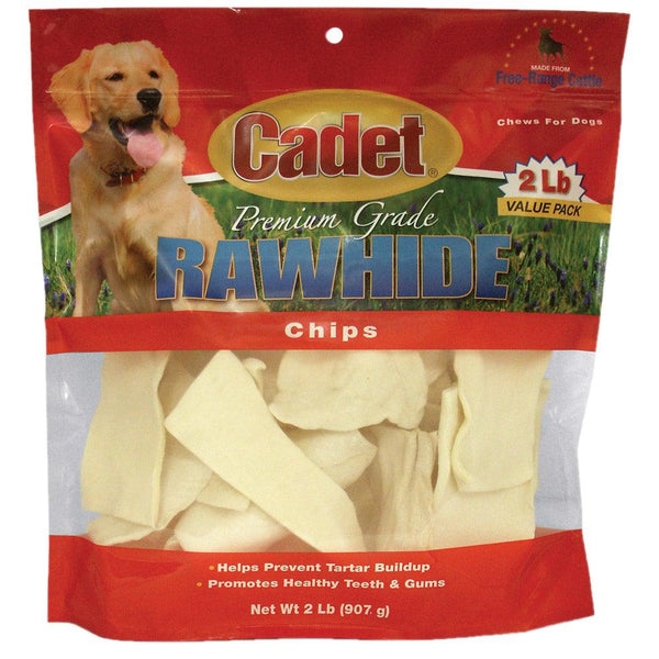 Cadet Rawhide Chips 2 pounds-Dog-Cadet-PetPhenom