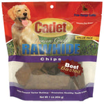 Cadet Rawhide Chips Beef Basted 1 pound-Dog-Cadet-PetPhenom