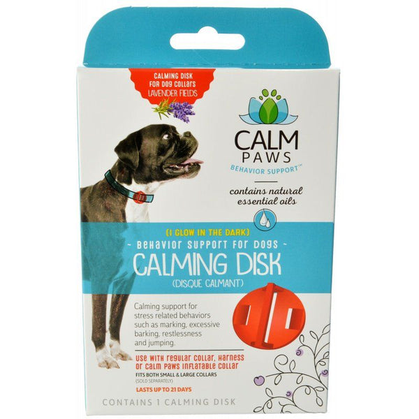 Calm Paws Calming Disk for Dog Collars, 1 Count-Dog-Calm Paws-PetPhenom