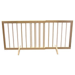 Cardinal Gates Step Over Free Standing Pet Gate Light Oak 28" - 51.75" x 2" x 20"-Dog-Cardinal Gates-PetPhenom