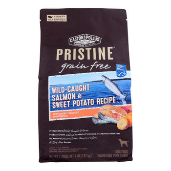 Castor & Pollux - Dg Fd Wld Slmn/swt Pot Gluten Free - Case of 5-4 LB-Dog-Castor & Pollux-PetPhenom