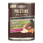 Castor & Pollux Wet Dog Food, Pristine Grain-Free Free-Range Turkey, Carrot & Apple Stew - Case of 12 - 12.7 OZ-Dog-Castor And Pollux-PetPhenom