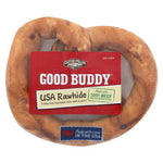 Castor and Pollux Good Buddy Rawhide Pretzel - Chicken - Case of 6 - 6 inch-Dog-Castor & Pollux-PetPhenom