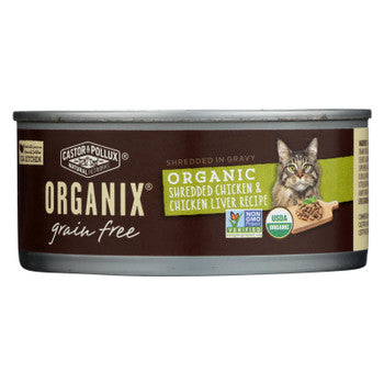 Castor and Pollux Organic Cat Food - Chicken and Liver - Case of 24 - 5.5 oz.-Cat-Castor & Pollux-PetPhenom