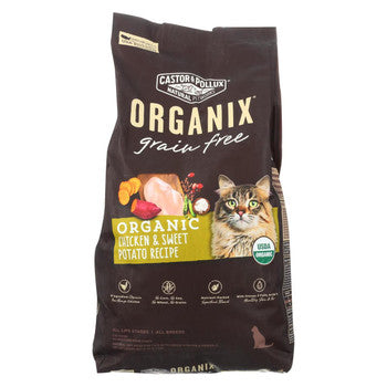 Castor and Pollux - Organix Grain Free Dry Cat Food - Chicken and Sweet Potato - Case of 5 - 6 lb.-Cat-Castor And Pollux-PetPhenom