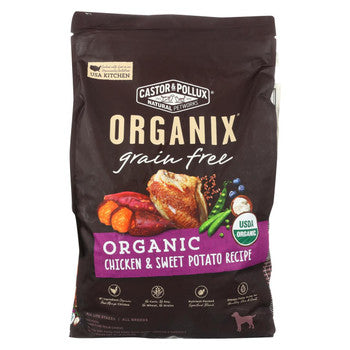 Castor and Pollux - Organix Grain Free Dry Dog Food - Chicken and Sweet Potato - CS of 1-10 lb.-Dog-Castor And Pollux-PetPhenom