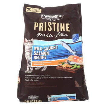 Castor and Pollux Pristine Grain Free Dry Cat Food - Wild-Caught Salmon - Case of 5 - 3 lb.-Cat-Castor And Pollux-PetPhenom