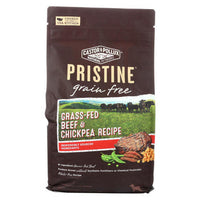 Castor and Pollux - Pristine Grain Free Dry Dog Food - Beef and Chickpea - Case of 5 - 4 lb.-Dog-Castor And Pollux-PetPhenom