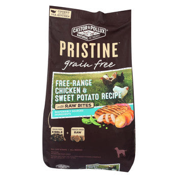 Castor and Pollux Pristine Grain Free Dry Dog Food - Chicken & Sweet Potato - Case of 5 - 4 lb.-Dog-Castor And Pollux-PetPhenom
