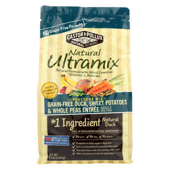 Castor and Pollux Ultra mix Dog Food - Duck Sweet Potatoes and Peas - Case of 5 - 5.5 lb.-Dog-Castor & Pollux-PetPhenom