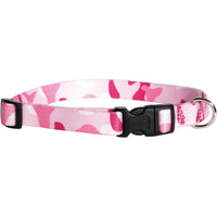 Casual Canine Camo Collar - 14"-20" Collar - Pink Camo