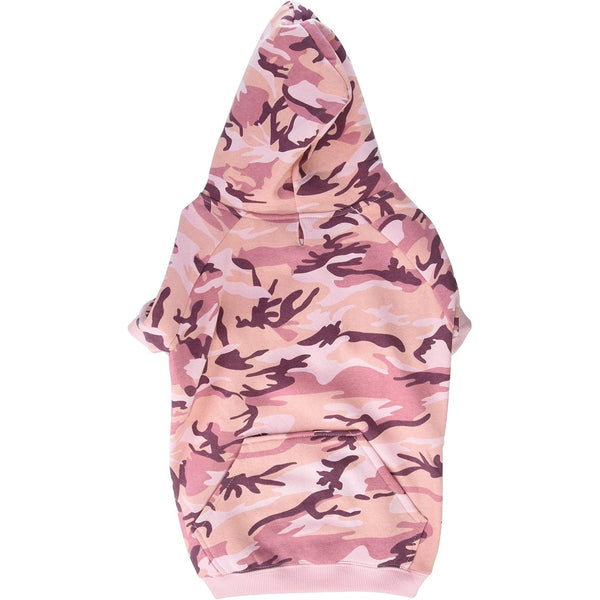 Casual Canine Camo Hoodie - Large - Pink Camo-🎁 Black Friday Sale - 25% Off at Checkout-PetPhenom