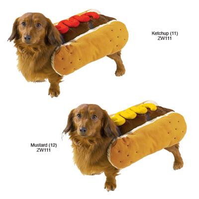 Casual Canine Hot Diggity Dog Costume - Medium - Mustard-Dog-Casual Canine-PetPhenom