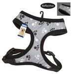 Casual Canine Reflective Pawprint Harness -X-Small-Dog-Casual Canine-PetPhenom