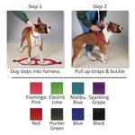 Casual Canine Two-Step Harnesses - 15"-25" X 5/8"" - Malibu Blue (62)-Dog-Casual Canine-PetPhenom
