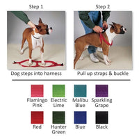 Casual Canine Two-Step Harnesses - 25"-40" X 1" - Red (83)-Dog-Casual Canine-PetPhenom