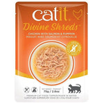 Catit Divine Shreds Chicken with Salmon and Pumpkin, 2.65 oz-Cat-CatIt-PetPhenom