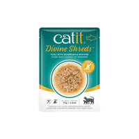 Catit Divine Shreds Tuna with Seabream and Wakame, 2.65 oz-Cat-CatIt-PetPhenom