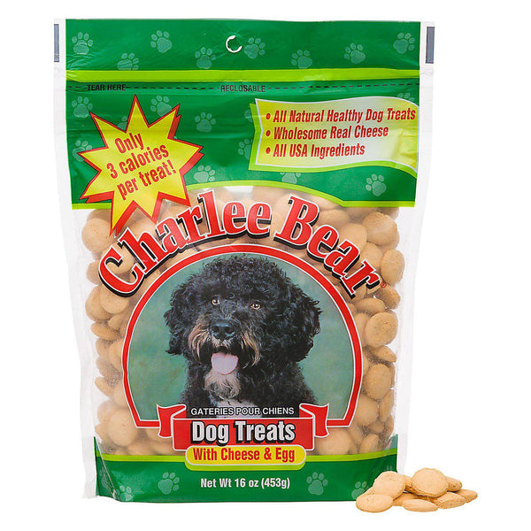 Charlee Bear Dog Treat Cheese and Egg 16oz-Dog-Charlee Bear-PetPhenom