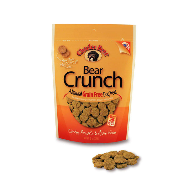 Charlee Bear Grain Free Bear Crunch Chicken, Pumpkin and Apple 8oz-Dog-Charlee Bear-PetPhenom