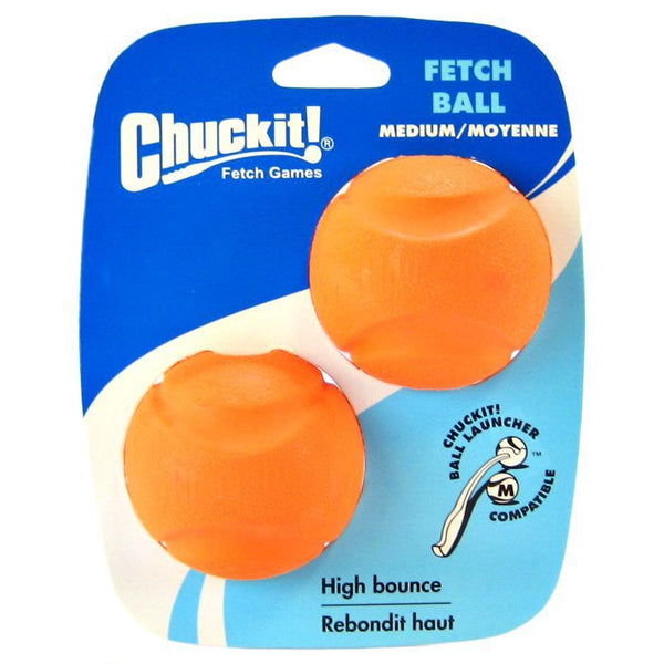 Chuckit Fetch Balls, Medium Ball - 2.25" Diameter (2 Pack)-Dog-Chuckit!-PetPhenom