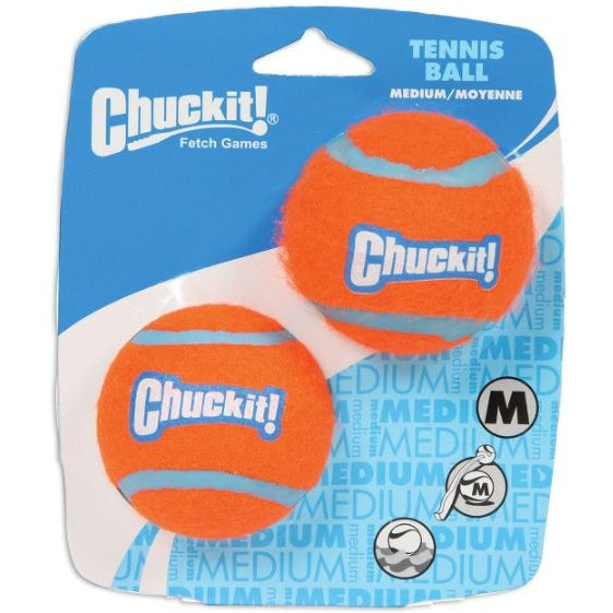 Chuckit Tennis Balls, Medium Balls - 2.25" Diameter (2 Pack)-Dog-Chuckit!-PetPhenom