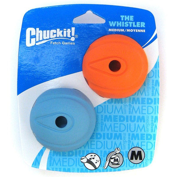 Chuckit The Whistler Chuck-It Ball, Medium Ball - 2.25" Diameter (2 count)-Dog-Chuckit!-PetPhenom