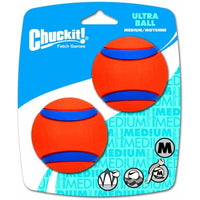 Chuckit Ultra Balls, Medium - 2 Count - (2.25" Diameter)-Dog-Chuckit!-PetPhenom