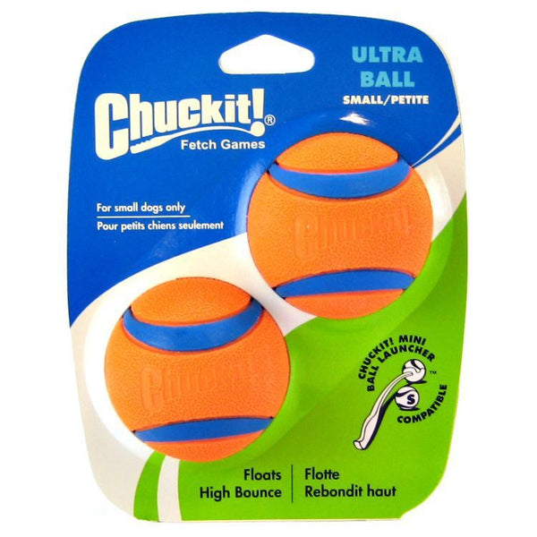 Chuckit Ultra Balls, Small - 2 Count - (2" Diameter)-Dog-Chuckit!-PetPhenom