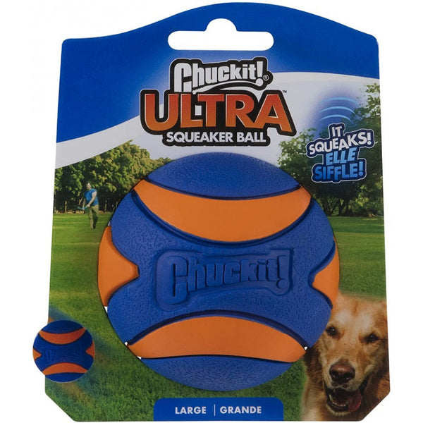 Chuckit Ultra Squeaker Ball Dog Toy, Large (3" Diameter)-Dog-Chuckit!-PetPhenom