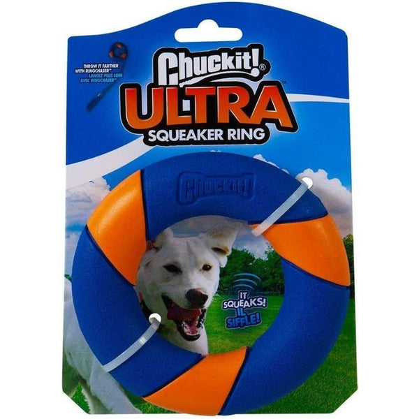 Chuckit Ultra Squeaker Ring Dog Toy, 1 count-Dog-Chuckit!-PetPhenom