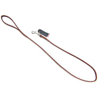 Circle T Latigo Leather Lead, 4' Long x 3/8" Wide-Dog-Circle T Leather-PetPhenom