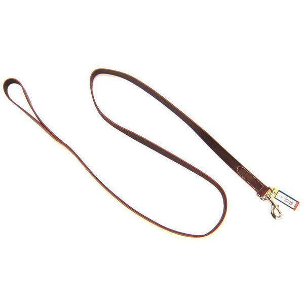 Circle T Latigo Leather Lead, 6' Long x 1" Wide-Dog-Circle T Leather-PetPhenom