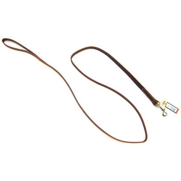 Circle T Latigo Leather Lead, 6' Long x 3/4" Wide-Dog-Circle T Leather-PetPhenom