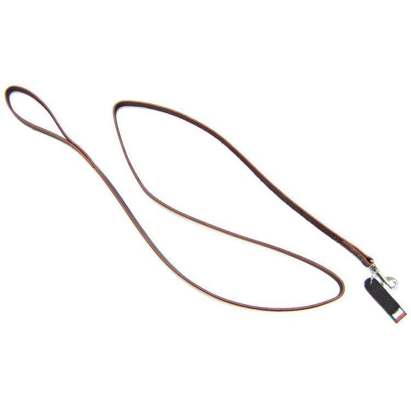 Circle T Latigo Leather Lead, 6' Long x 5/8" Wide-Dog-Circle T Leather-PetPhenom