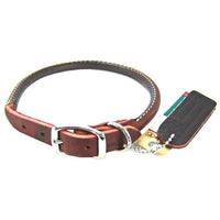 Circle T Latigo Leather Round Collar, 16" Long x 5/8" Wide-Dog-Circle T Leather-PetPhenom