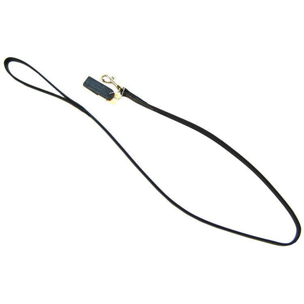 Circle T Leather Lead - 4' Long - Black, 4' Long x 5/8" Wide-Dog-Circle T Leather-PetPhenom