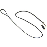 Circle T Leather Lead - 6' Long - Black, 6' Long x 3/4" Wide-Dog-Circle T Leather-PetPhenom