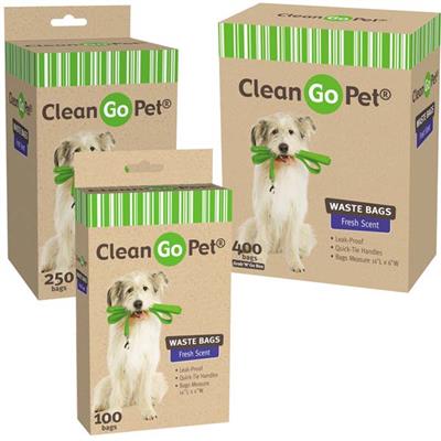Clean Go Fresh Scented Waste Bags -100 Count-Dog-Boss Pet/PetEdge-PetPhenom