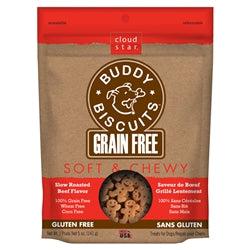 Cloud Star Grain-Free Soft & Chewy Buddy Biscuits with Slow Roasted Beef Dog Treats, 5-oz. bag-Dog-Cloud Star-PetPhenom