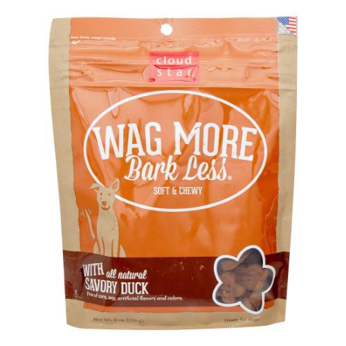 Cloud Star Wag More Bark Less Soft & Chewy with Savory Duck Dog Treats, 6-oz-Dog-Cloud Star-PetPhenom