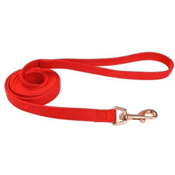 Coastal Pet Accent Microfiber Dog Leash Retro Red 6'L x 5/8"W, 1 count-Dog-Coastal Pet Products-PetPhenom